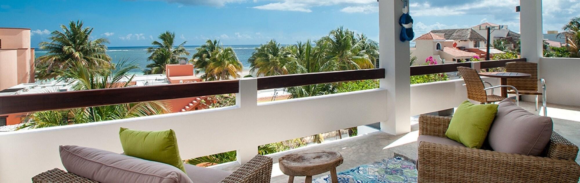 Casa Agua Azul Villa Puerto Morelos Bagian luar foto
